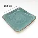 #KK1333-BL; Ceramic square plate 26x26cm