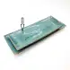 #KK1340-BL; Ceramic rectangular plate 31x12.5cm