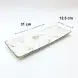 #KK1340-WT; Ceramic rectangular plate 31x12.5cm