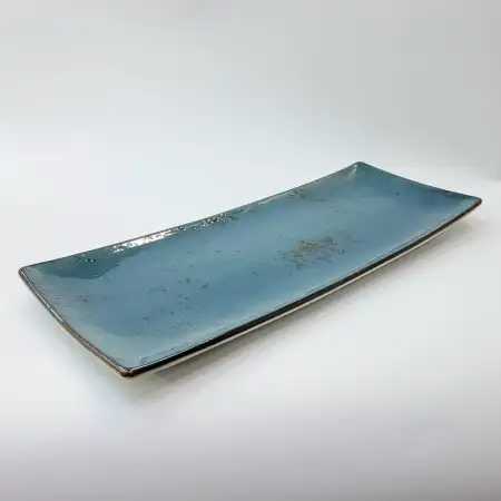 #KK1357-BL; Ceramic rectangular plate 36..
