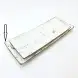 #KK1357-WT; Ceramic rectangular plate 36x15cm