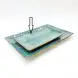 #KK1364-BL; Ceramic rectangular plate 22.5x14.5cm