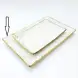 #KK1371-WT; Ceramic rectangular plate 31x20cm