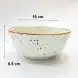 #KK1388-WT; Ceramic bowl 6 inches #KK1388-WT; Ceramic bowl 6 inches