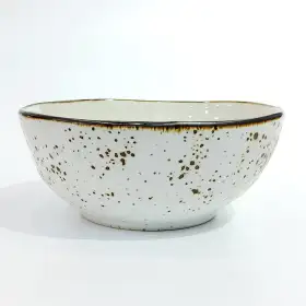 #KK1388-WT; Ceramic bowl 6 inches