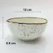 #KK1395-WT; Ceramic bowl 4.5 inches #KK1395-WT; Ceramic bowl 4.5 inches