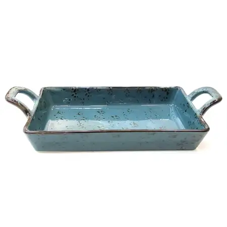 #KK2353-BL: Ceramic 10 inches rectangula..