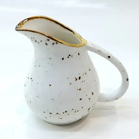#KK2629-WT; Ceramic sauce pot 120ml..