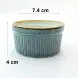 #KK2728-BL; Ceramic sauce dish 3 inches 