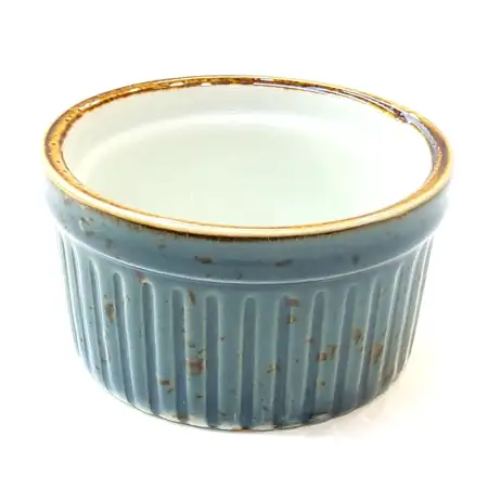#KK2735-BL; Ceramic sauce dish 2.5 inche..