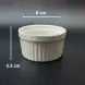 #KK2735-CW; Ceramic sauce dish 2.5 inches