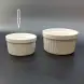 #KK2735-CW; Ceramic sauce dish 2.5 inches