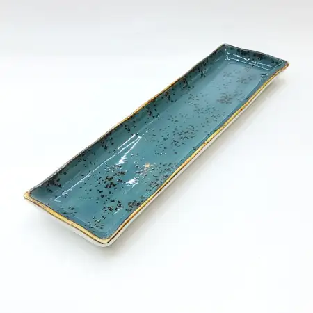 #KK2780-BL; Ceramic 14 inches rectangula..