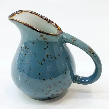 #KK2827-BL; Ceramic cream pot 40ml..