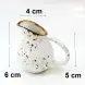 #KK2827-WT; Ceramic cream pot 40ml