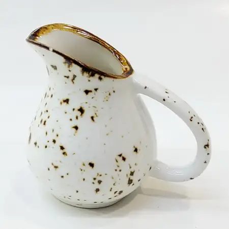 #KK2827-WT; Ceramic cream pot 40ml..