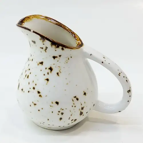 #KK2827-WT; Ceramic cream pot 40ml