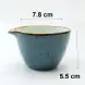 #KK3435-BL; Ceramic sauce bowl 7.7cm