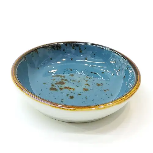 #KK6079-BL; Ceramic plate 11.5cm
