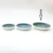 #KK6086-BL; Ceramic plate 13cm