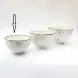 #KK6109-WT; Ceramic 5 inches bowl #KK6109-WT; Ceramic 5 inches bowl