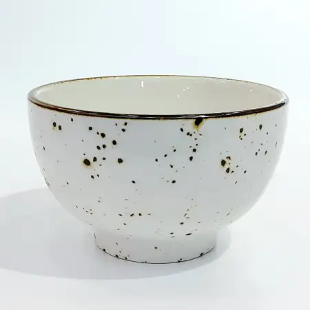 #KK6109-WT; Ceramic 5 inches bowl..