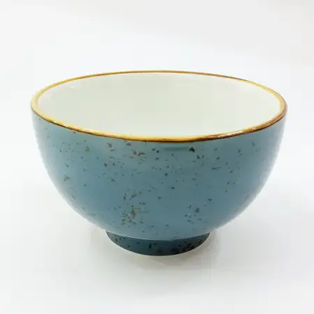 #KK6123-BL; Ceramic 7 inches bowl..