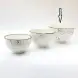 #KK6123-WT; Ceramic 7 inches bowl