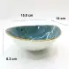 #KK6147-BL; Ceramic bowl 6.25 inches