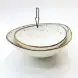 #KK6147-WT; Ceramic bowl 6.25 inches