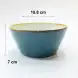 #KK6154-BL; Ceramic 6 inches bowl