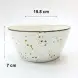 #KK6154-WT; Ceramic 6 inches bowl