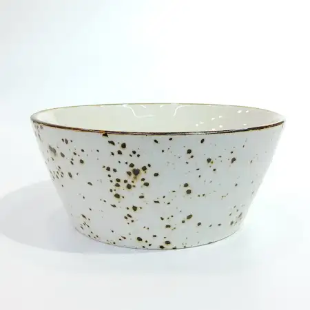 #KK6154-WT; Ceramic 6 inches bowl..