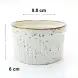 #KK6185-WT; Ceramic 4 inches bowl