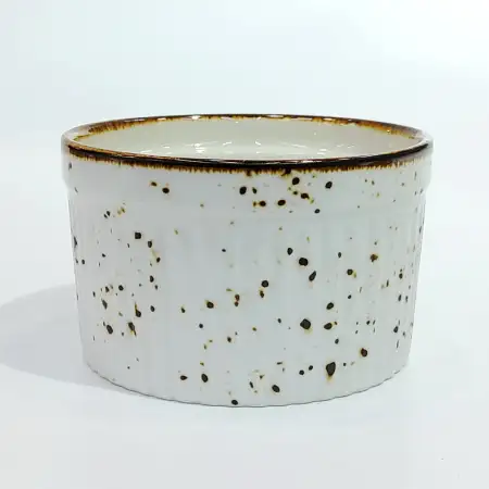 #KK6185-WT; Ceramic 4 inches bowl..
