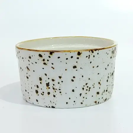 #KK6192-WT ; Ceramic bowl 3.5 inches..