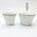 #KK7229-WT; Ceramic 5.5 inches fries' bowl