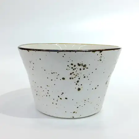 #KK7229-WT; Ceramic 5.5 inches fries' bo..