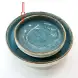 #KK8196-BL; Ceramic 12.5cm round plate