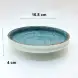 #KK8202-BL; Ceramic 17cm round plate