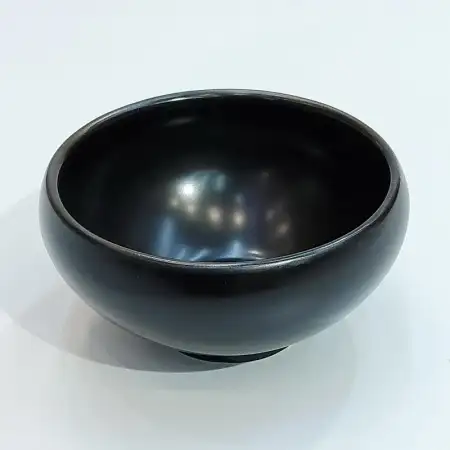 #KK8219-BK; Ceramic 4 inches bowl..