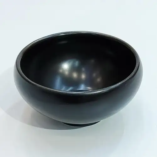 #KK8219-BK; Ceramic 4 inches bowl