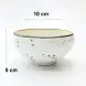 #KK8219-WT; Ceramic 4 inches bowl