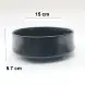 #KK8233-BK; Ceramic deep round 15cm bowl