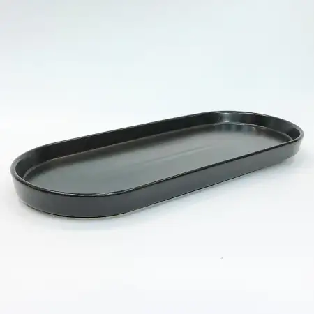 #KK8240-BK; Ceramic 11 inches plate..