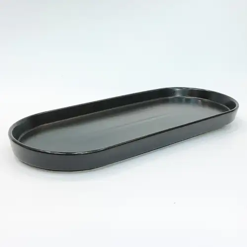 #KK8240-BK; Ceramic 11 inches plate