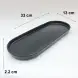 #KK8257-BK; Ceramic 13 inches plate
