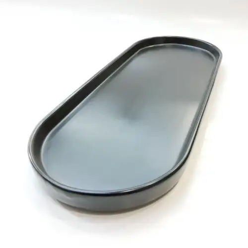 #KK8257-BK; Ceramic 13 inches plate
