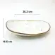#KK8653-WT; Ceramic 8 inches plate