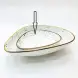 #KK8677-WT; Ceramic 6 inches triangle plate